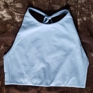 Girlfriend collective topanga bra in powder blue